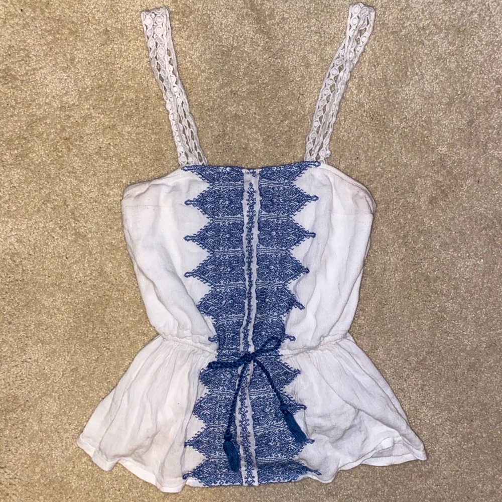 Crochet & Embroidery Peplum